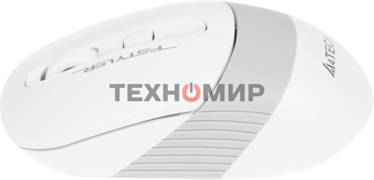 Мышь беспроводная A4Tech Fstyler FG10S белый/серый, 2000 dpi, радиоканал, USB, кнопки - 4