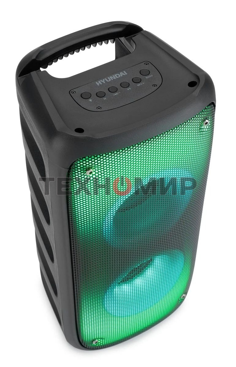 Минисистема Hyundai H-MC1230 черный 40Вт FM USB BT micro SD