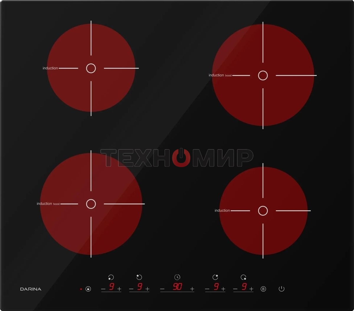Индукционная варочная панель Darina 6Р ЕI 303 B, черный