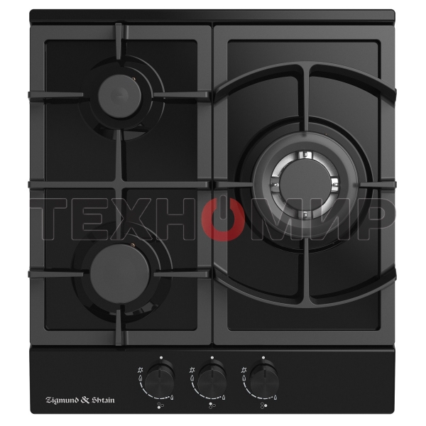 Газовая варочная панель Zigmund & Shtain G 14.4 B независимая, черный