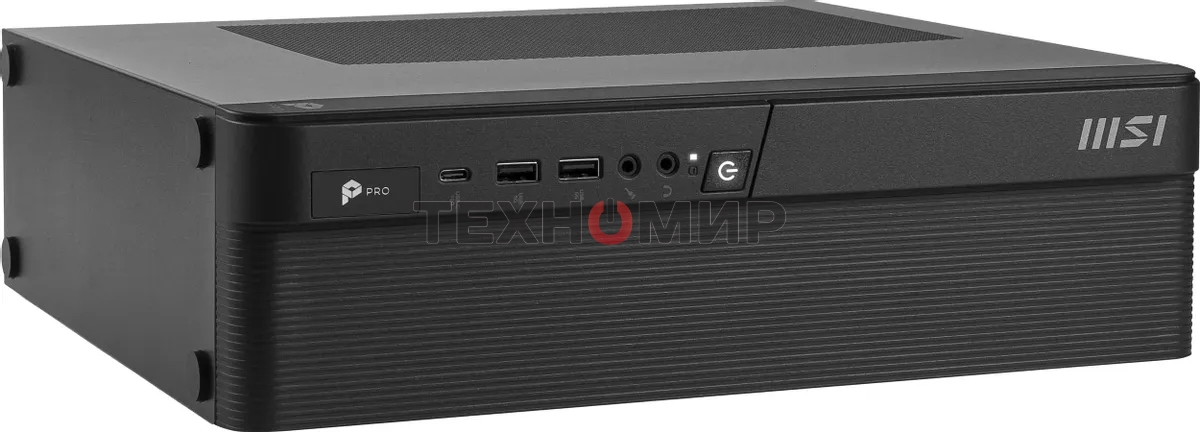 Мини ПК MSI Pro DP80 A14G-007BRU i5 14400 (2.5) Graphics CR без ОС 2xGbitEth WiFi BT 120W черный (936-B20821-013)