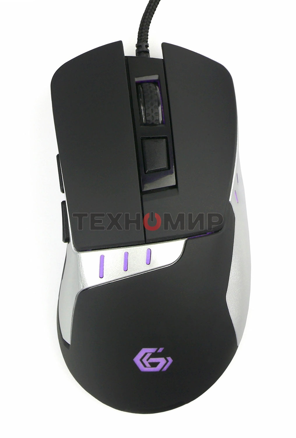 Мышь проводная Gembird MG-520 черный, 3200 dpi, USB, кнопки - 6