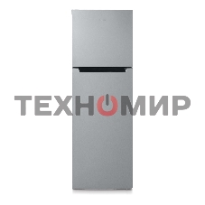 Холодильник Бирюса Б-M6139 серый металлик двухкамерный 240/80л морозилка сверху, автоматическое оттаивание