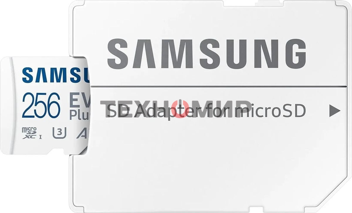 Флеш карта Samsung EVO Plus microSDXC 256Gb MB-MC256KA/EU