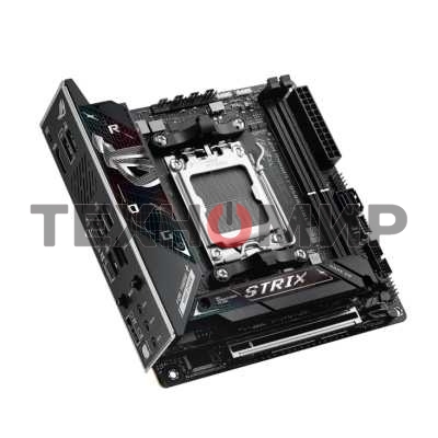 Материнская плата ASUS ROG STRIX B850-I GAMING WIFI, AM5, AMD B850, 2xDDR5, 2xM.2, 2xSATA, PCIe 4.0 x16, 1xHDMI, 1xUSB Type-C, 1x2.5Gb LAN, Wi-Fi 7, Bluetooth 5.4, 5xUSB-A 10Gbps, 1xUSB-C 20Gbps, 2xUSB-A 2.0, 3x3.5 мм, S/PDIF, 7.1, Mini-ITX