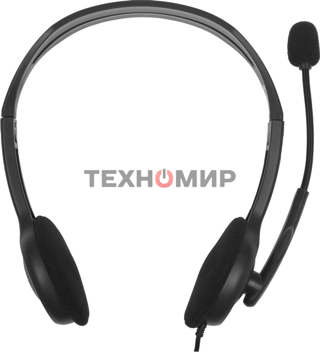Гарнитура проводная Logitech Headset H110 grey (981-000472/981-000271)