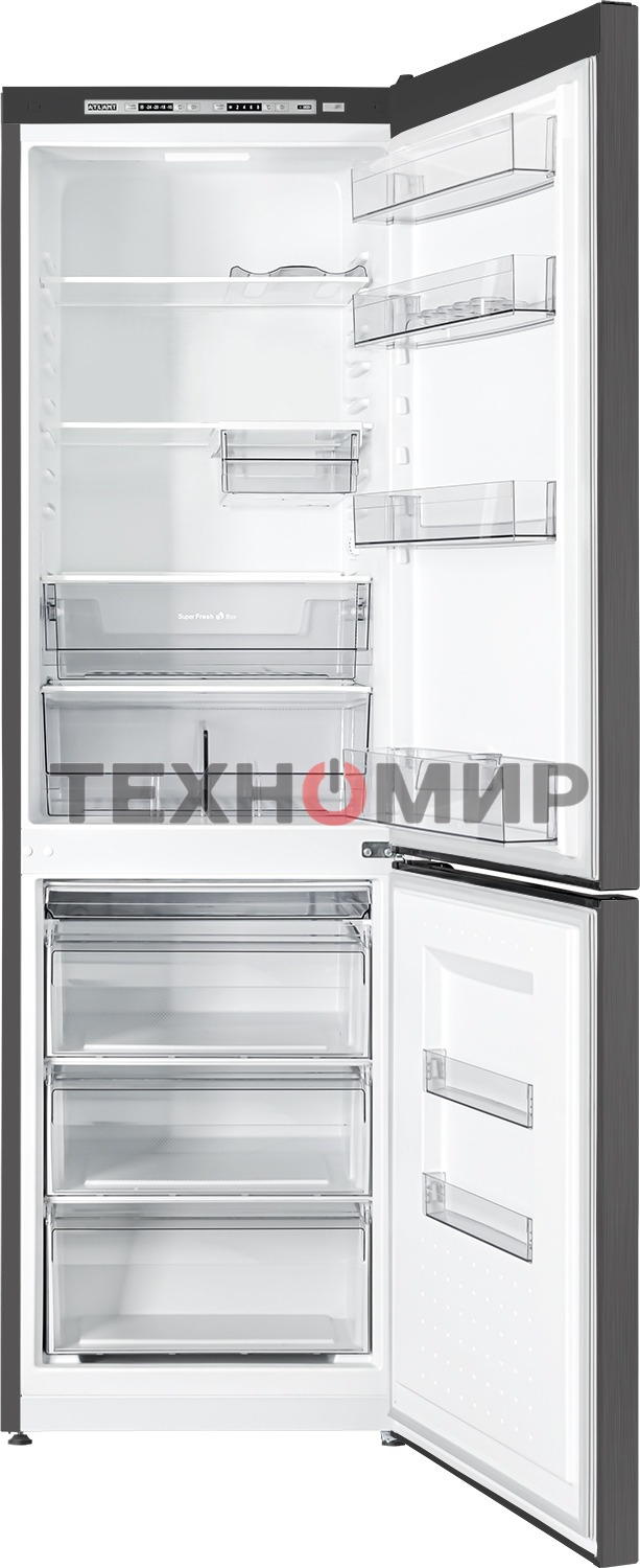 Холодильник Atlant XM 6624-159 черный двухкамерный 228/119л морозилка снизу