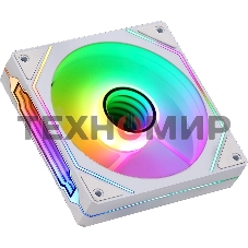 Вентилятор для корпуса Aerocool/Formula Floe 12WH ARPW ARGb белый, 120 мм, 1500 об/мин, 26.8 дБ, 4 pin