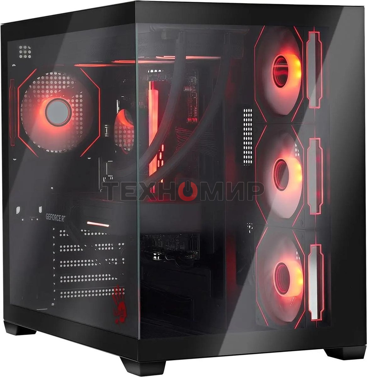 Компьютер Bloody BD-PC RAB84V2 TWR Ryzen 7 7700 (3.8) 32Gb SSD 1Tb RTX 5070 12Gb Win 11H 64 2.5xGbitEth 650W черный (RUS) (2142128)