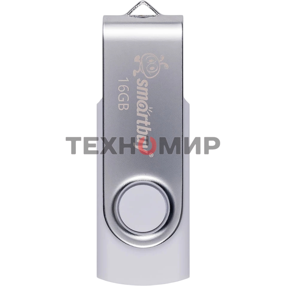 Флешка USB SmartBuy Twist White (SB008GB2TWW), 8GB, USB 2.0, R/W 15/5, белый