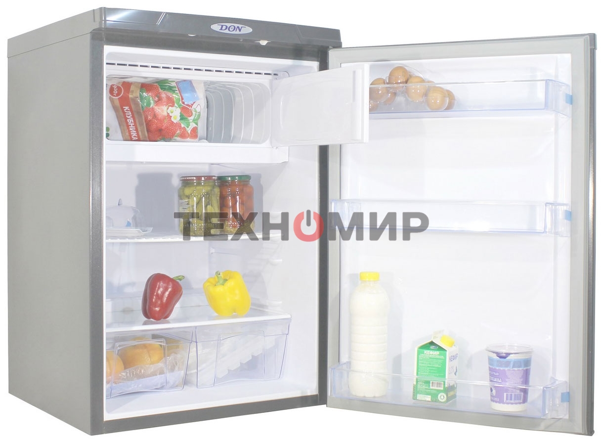Холодильник DON R-405 MI металлик искристый однокамерный 120/18л морозилка сверху