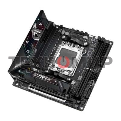 Материнская плата ASUS ROG STRIX B850-I GAMING WIFI, AM5, AMD B850, 2xDDR5, 2xM.2, 2xSATA, PCIe 4.0 x16, 1xHDMI, 1xUSB Type-C, 1x2.5Gb LAN, Wi-Fi 7, Bluetooth 5.4, 5xUSB-A 10Gbps, 1xUSB-C 20Gbps, 2xUSB-A 2.0, 3x3.5 мм, S/PDIF, 7.1, Mini-ITX