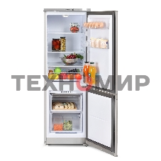 Холодильник Бирюса M418 металлик двухкамерный 125/55л морозилка снизу