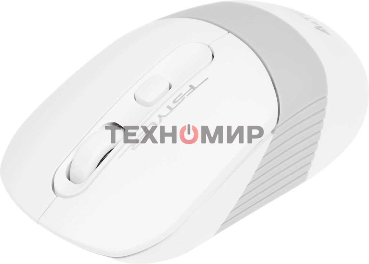 Мышь беспроводная A4Tech Fstyler FG10S белый/серый, 2000 dpi, радиоканал, USB, кнопки - 4