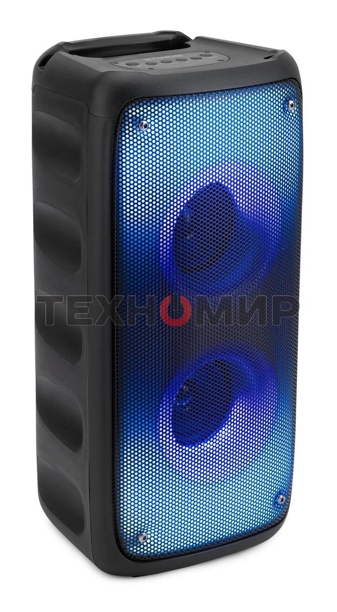 Минисистема Hyundai H-MC1230 черный 40Вт FM USB BT micro SD