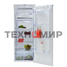 Холодильник Pozis RS-416 серебристый металлопласт однокамерный 186/22 л морозилка сверху