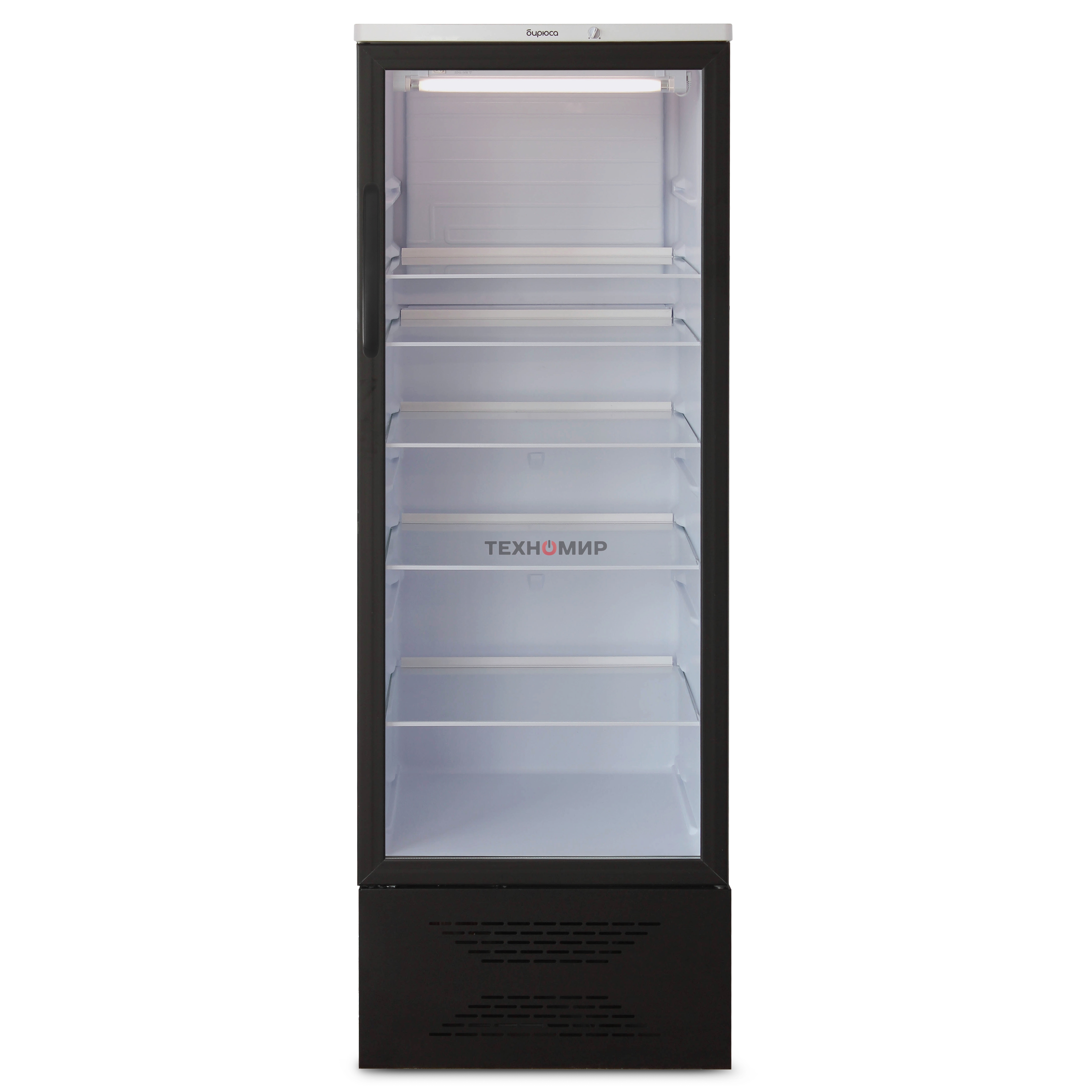 Холодильная витрина Бирюса Б-B310 черный фронт однокамерная 310л