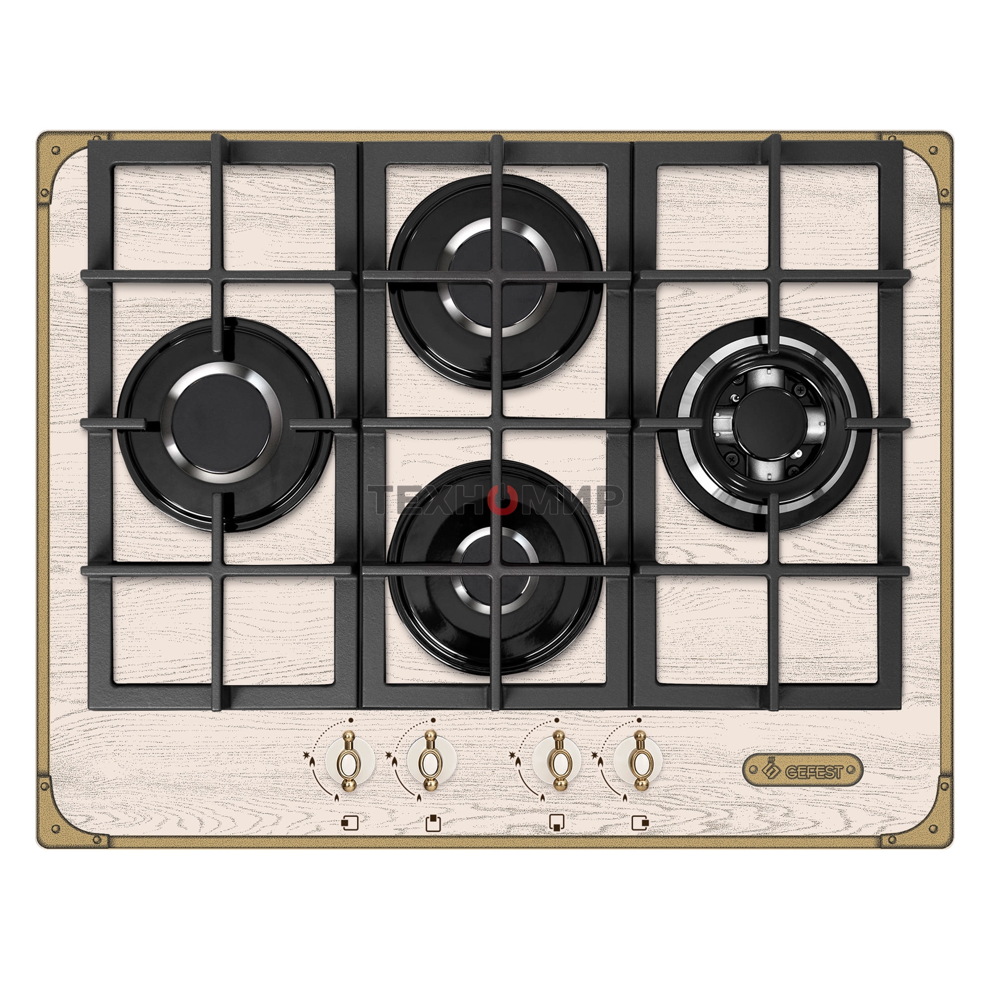 Газовая варочная панель Gefest ПВГ 2231-01 Р37 кремовый