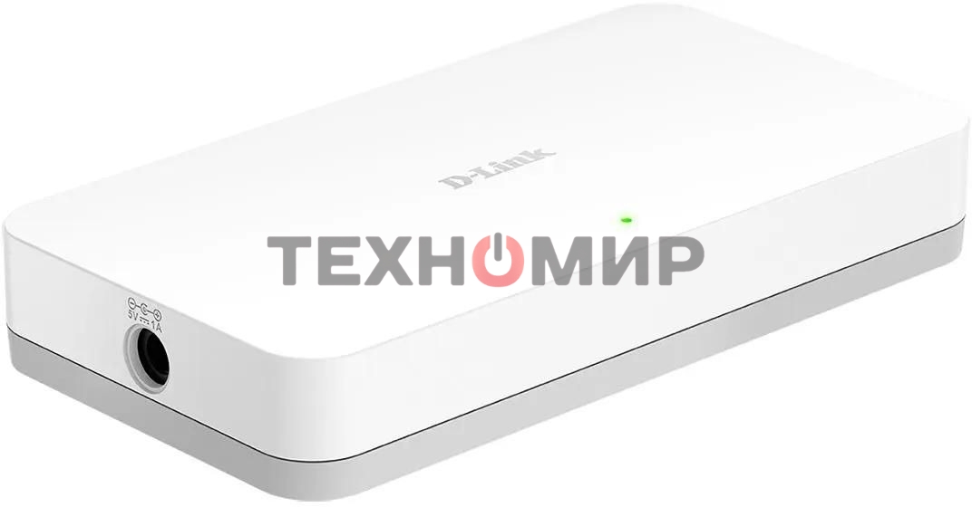 Коммутатор неуправляемый D-Link DGS-1008A/F1A с 8 портами 10/100/1000Base-T (465291)