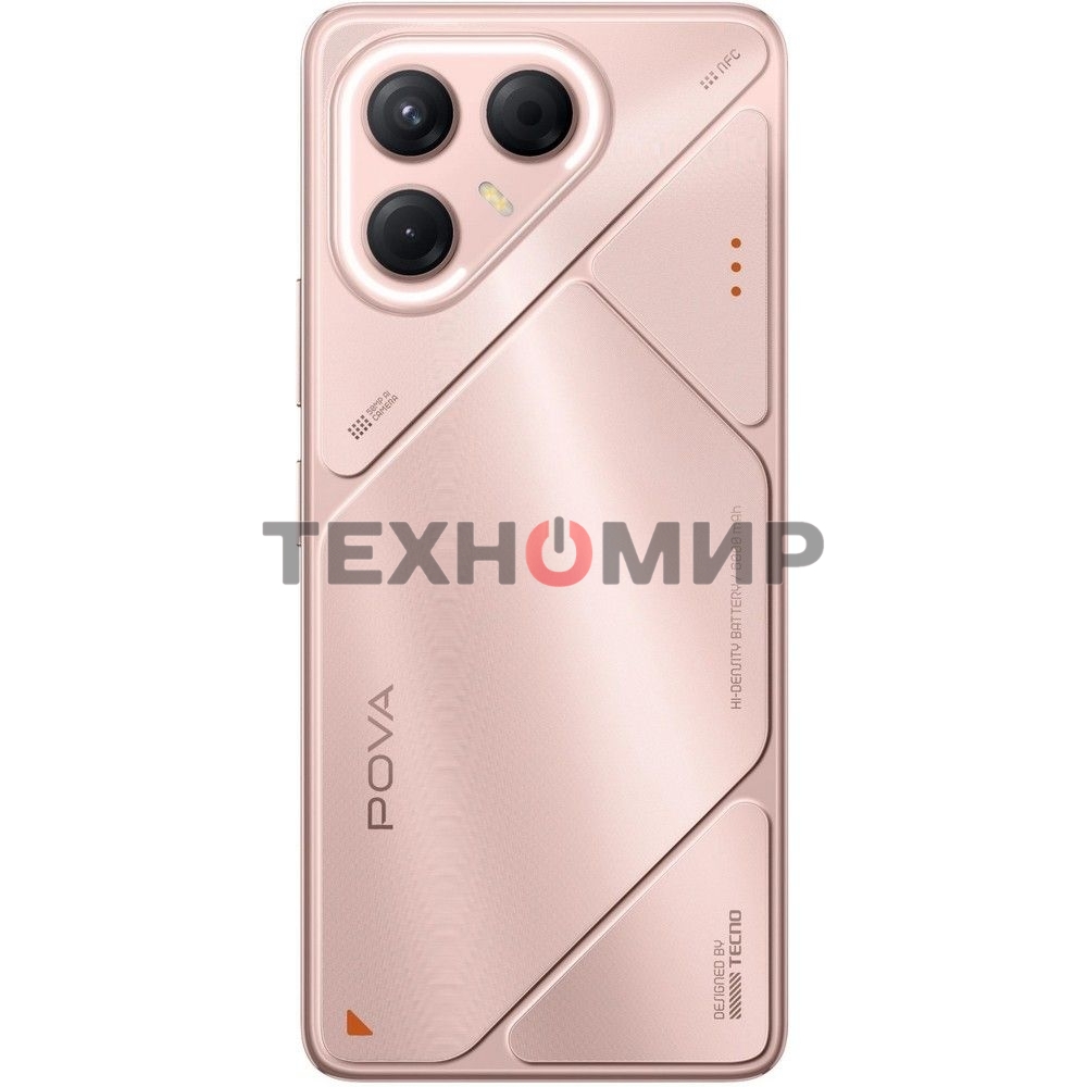Смартфон Tecno Pova 7 5G 256Gb 8Gb розовый моноблок 3G 4G 6.8