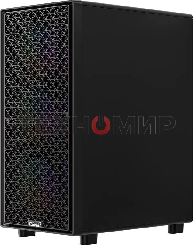 Компьютерный корпус Aerocool/Formula MANA DYNAMIC черный без БП ATX 6x120мм 2xUSB 3.0 1xUSB3.1 audio bott PSU