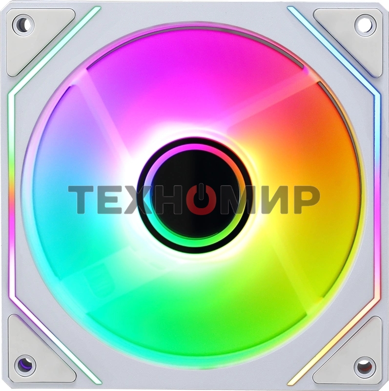 Вентилятор для корпуса Aerocool/Formula Floe 12WH ARPW ARGb белый, 120 мм, 1500 об/мин, 26.8 дБ, 4 pin
