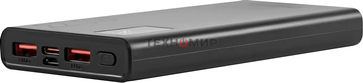 Портативный аккумулятор Digma DGPF10A 10000mAh QC3.0/PD3.0 22.5W 5A 2xUSB-A/USB-C черный