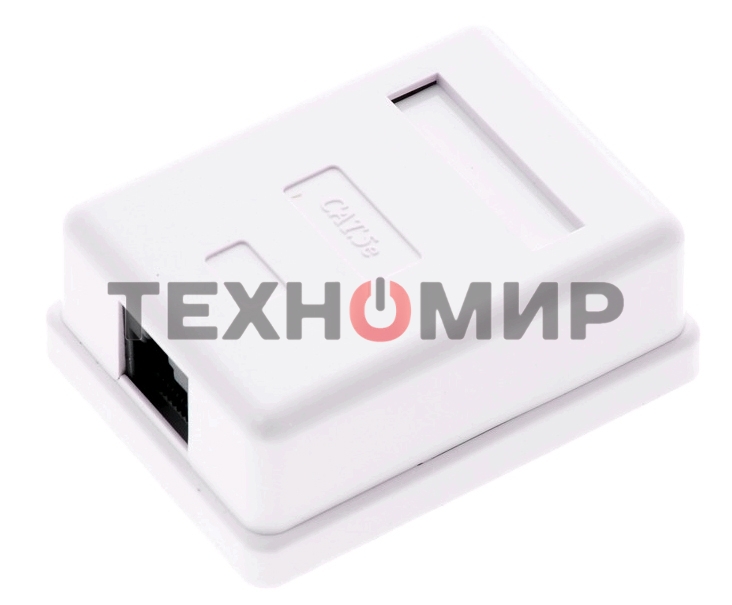 Розетка внешняя RJ-45 5e кат., 1порт. 5bites LY-SB01-A