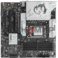 Материнская плата MSI B860M GAMING PLUS WIFI, LGA 1851, Intel B860, 4xDDR5, 4xSATA, 3xM.2, 1xPCIe 4.0 x4, 1xPCIe 5.0 x16, 1xDP, 1xHDMI, 1xUSB-C, 1x 5Gb LAN, 3xUSB-A 2.0, 2xUSB-A 3.2 Gen 1, 1xUSB 3.2 Gen 2, 7.1, 3x3.5 мм, mATX