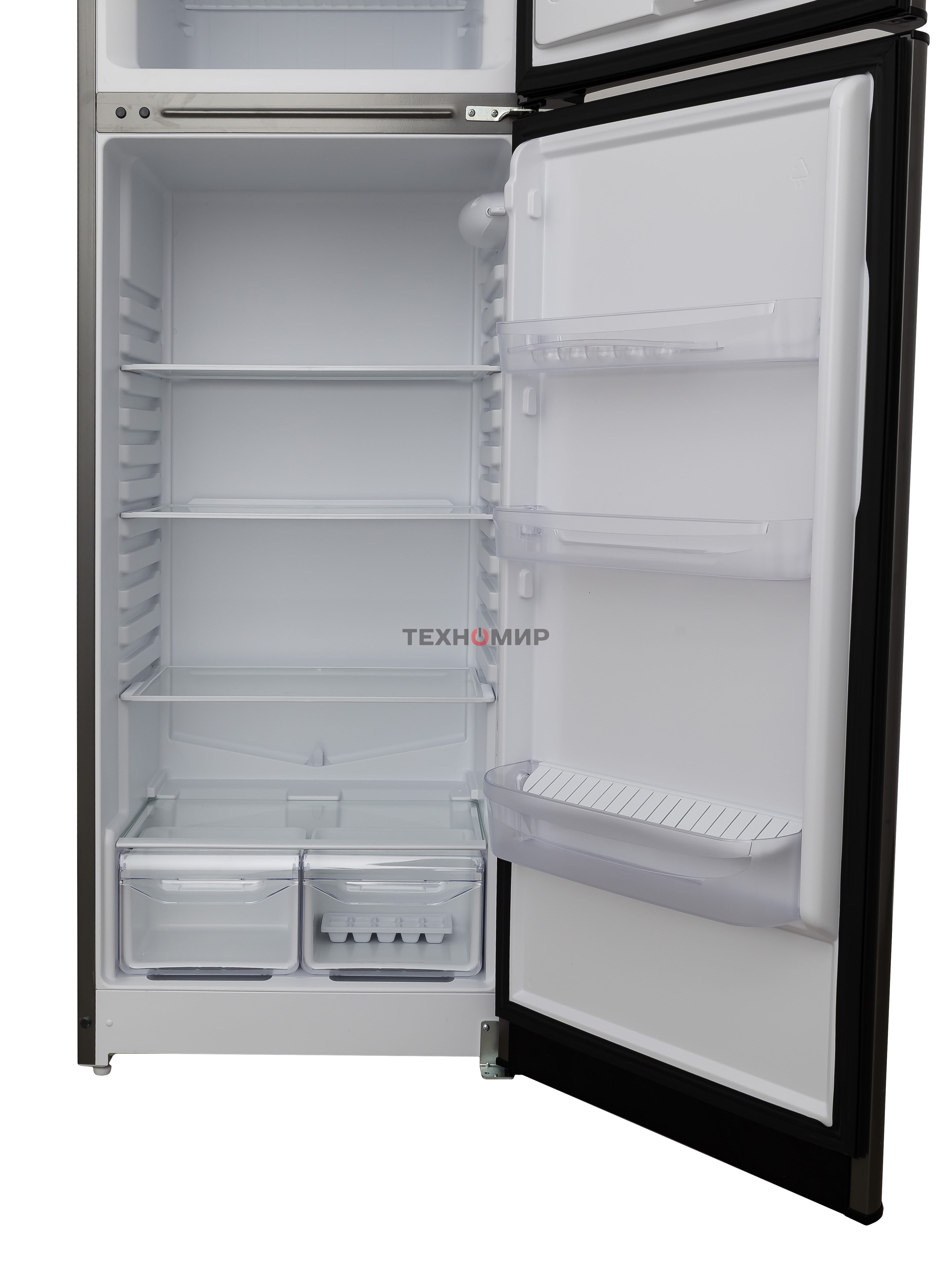 Холодильник Indesit TIA 16 NG серый/черный двухкамерный 245/51 л морозилка сверху, капельная система