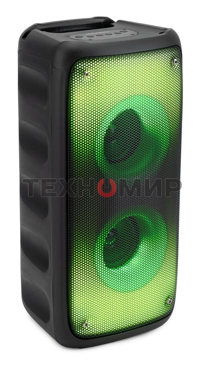 Минисистема Hyundai H-MC1230 черный 40Вт FM USB BT micro SD