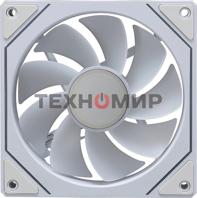 Вентилятор для корпуса Aerocool/Formula Floe 12WH ARPW ARGb белый, 120 мм, 1500 об/мин, 26.8 дБ, 4 pin