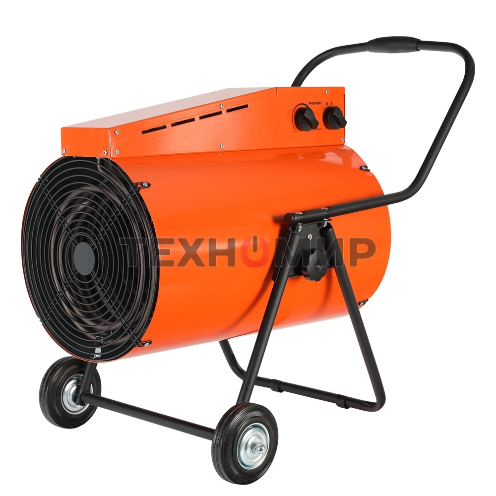 Тепловентилятор Patriot PT-R 24, оранжевый/черный, 24 кВт, 380В, терморегулятор