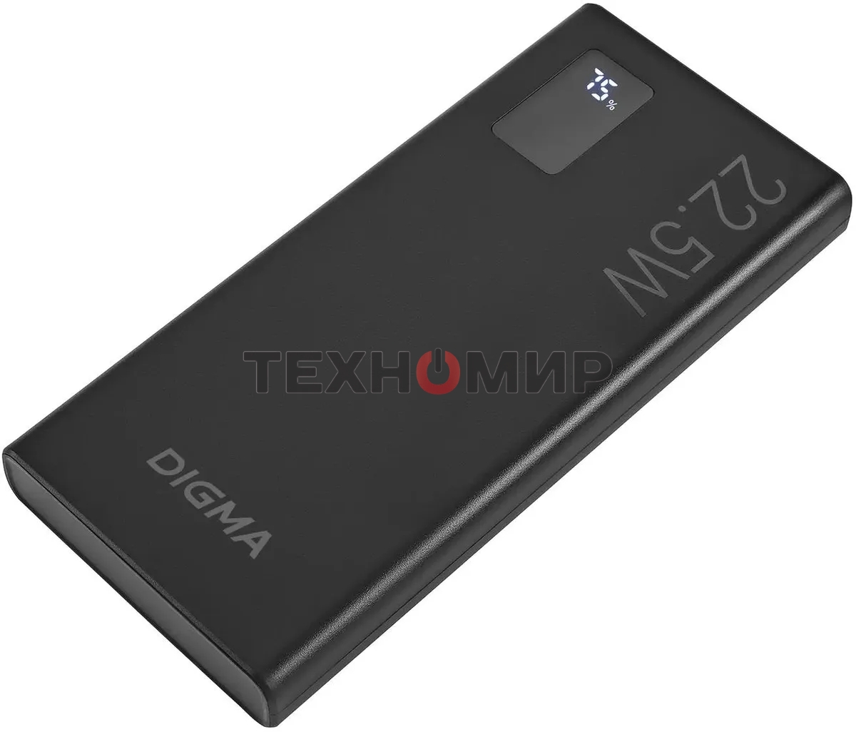 Портативный аккумулятор Digma DGPF10A 10000mAh QC3.0/PD3.0 22.5W 5A 2xUSB-A/USB-C черный