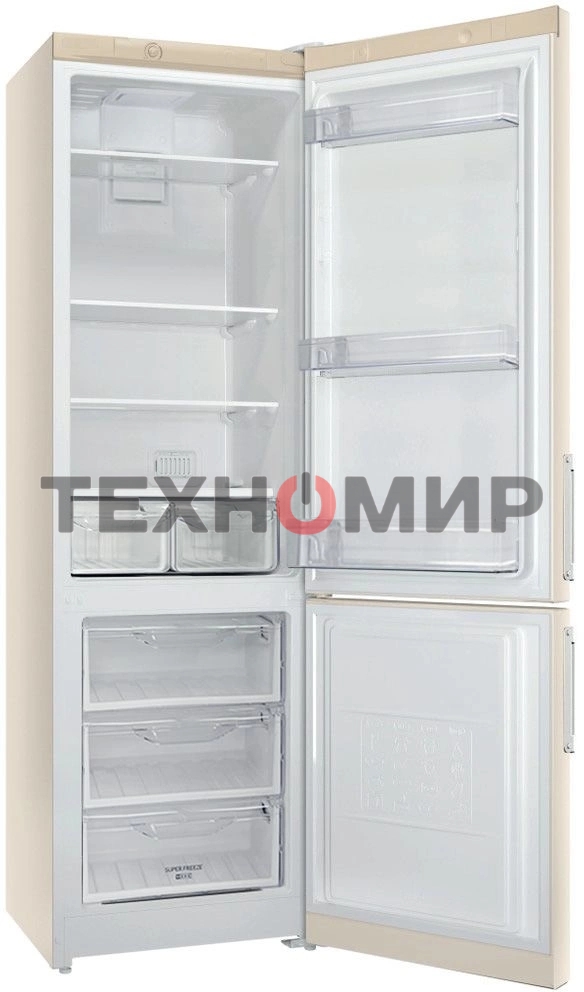 Холодильник Stinol STN 200 E бежевый двухкамерный 249/75л морозилка снизу, No Frost