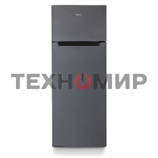 Холодильник Бирюса Б-W6135 матовый графит двухкамерный 240/60л морозилка сверху, автоматическое оттаивание