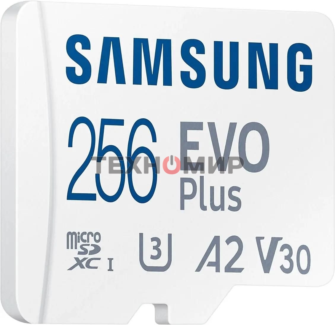 Флеш карта Samsung EVO Plus microSDXC 256Gb MB-MC256KA/EU