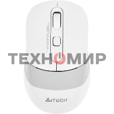 Мышь беспроводная A4Tech Fstyler FG10S белый/серый, 2000 dpi, радиоканал, USB, кнопки - 4