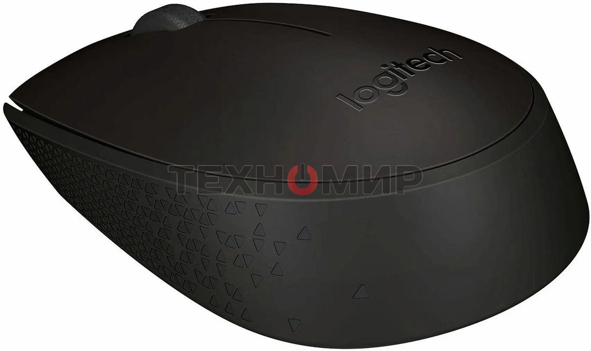 Мышь беспроводная Logitech B170 черный, 1000 dpi, радиоканал, USB, кнопки - 3