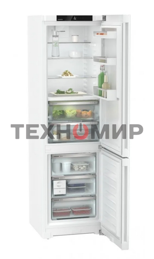Холодильник Liebherr CBNC 5723-22 001 белый двухкамерный 255/94л морозилка снизу