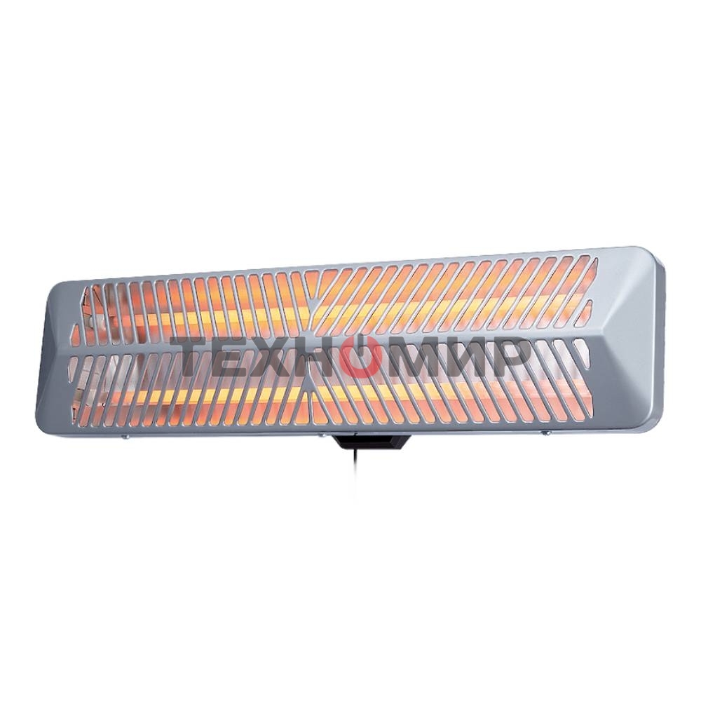 Обогреватель инфракрасный Ballu BIH-LW2-1.5 серый, кварцевый, 1500 Вт, 25 м2