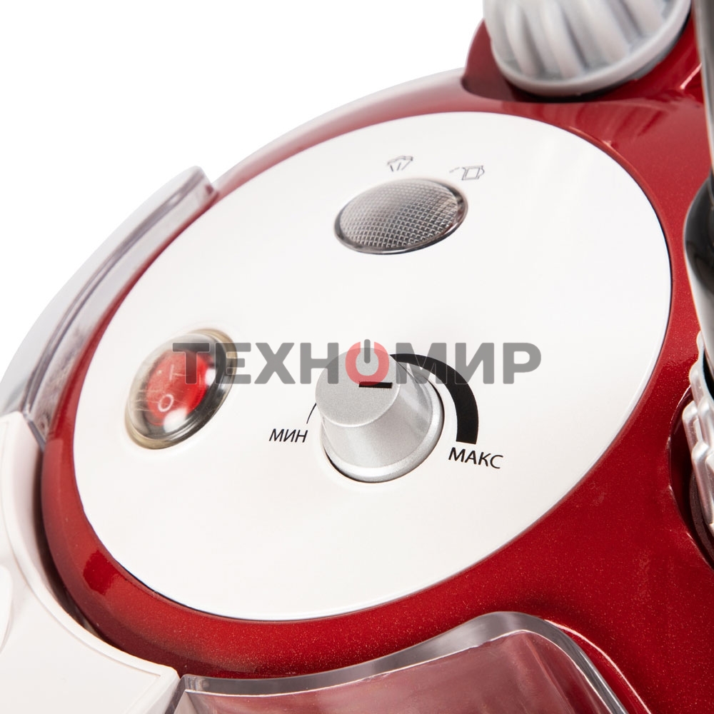 Отпариватель Endever Odyssey Q-9 красный/белый, 2500 Вт, 90 г/мин, 2300 мл