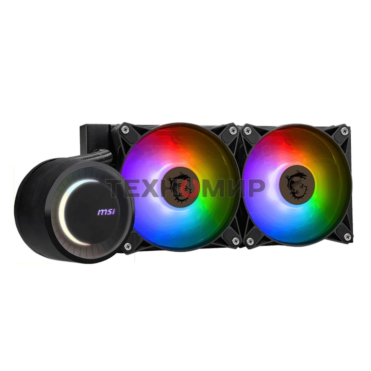 Система жидкостного охлаждения MSI MAG CORELIQUID E240 2x ARGB Fan LGA 1200/1700 AM5/AM4 (306-7ZW5E17-C24)