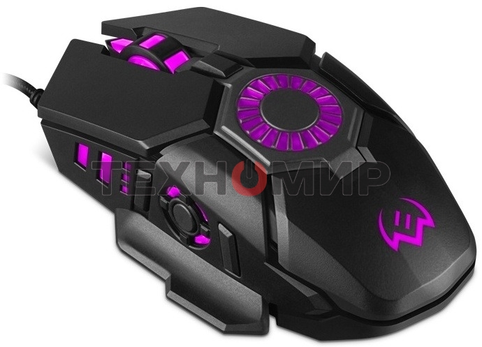 Мышь проводная SVEN RX-G880 черный, 7000 dpi, USB, кнопки - 7