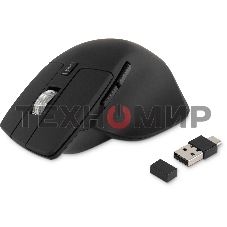 Мышь беспроводная Oklick 503MW черный, 2400 dpi, радиоканал, Bluetooth, USB, кнопки - 6