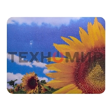 Коврик для мыши Buro BU-M20036 пластиковый, поле подсолнухов, 230х180х2мм