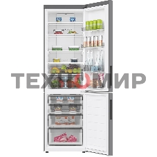 Холодильник Haier C2F620CFU1 серебристый двухкамерный 278/108л морозилка снизу, No Frost