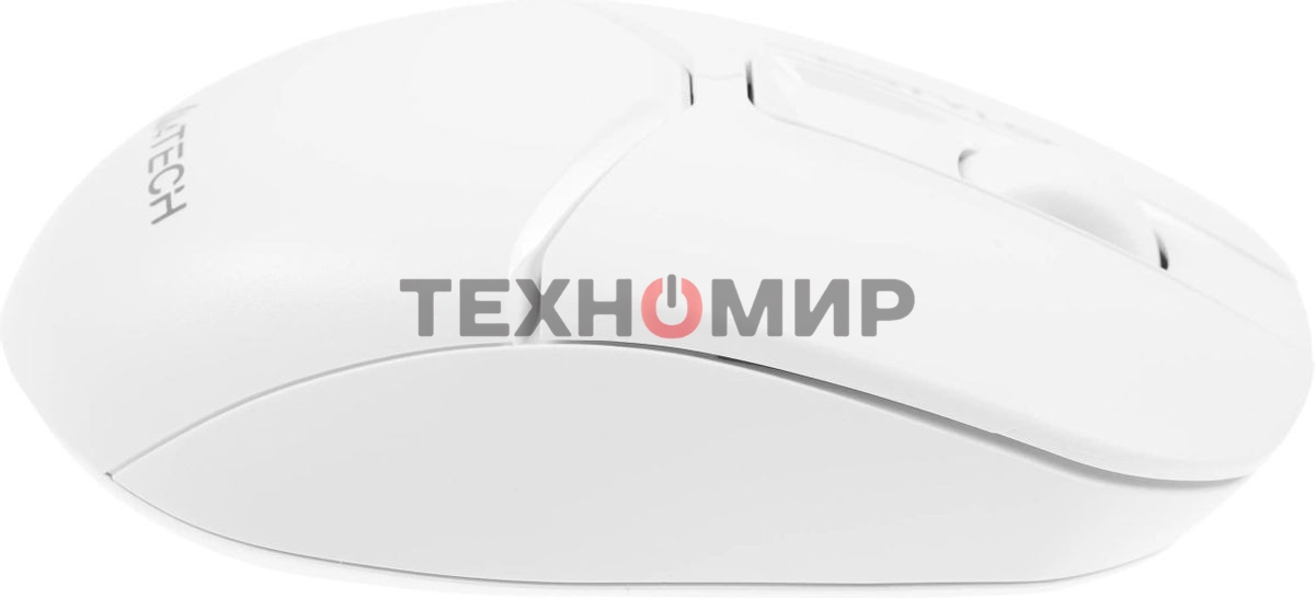 Мышь беспроводная A4Tech Fstyler FB12 белый, 1200 dpi, радиоканал, Bluetooth, USB, кнопки - 3
