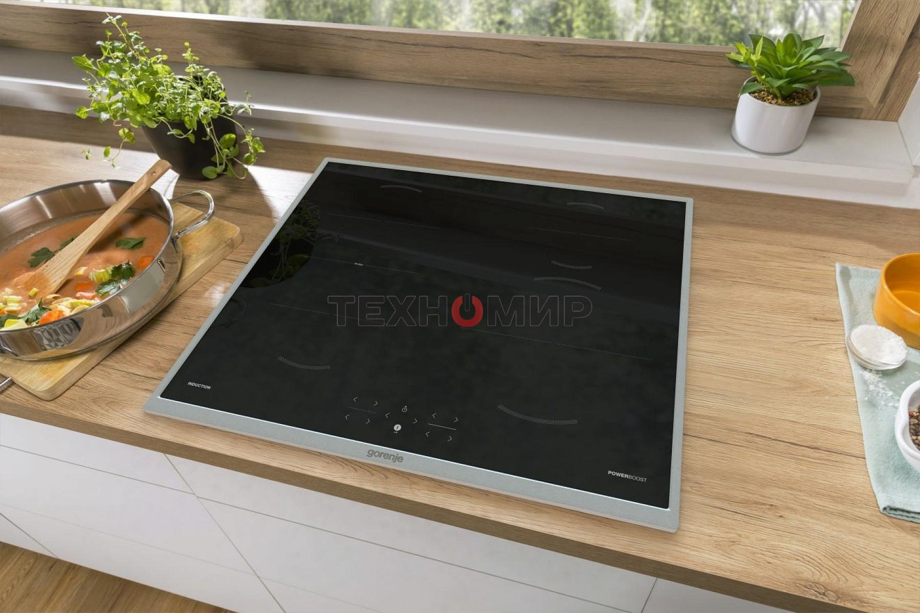 Индукционная варочная панель Gorenje GI6421BX черный