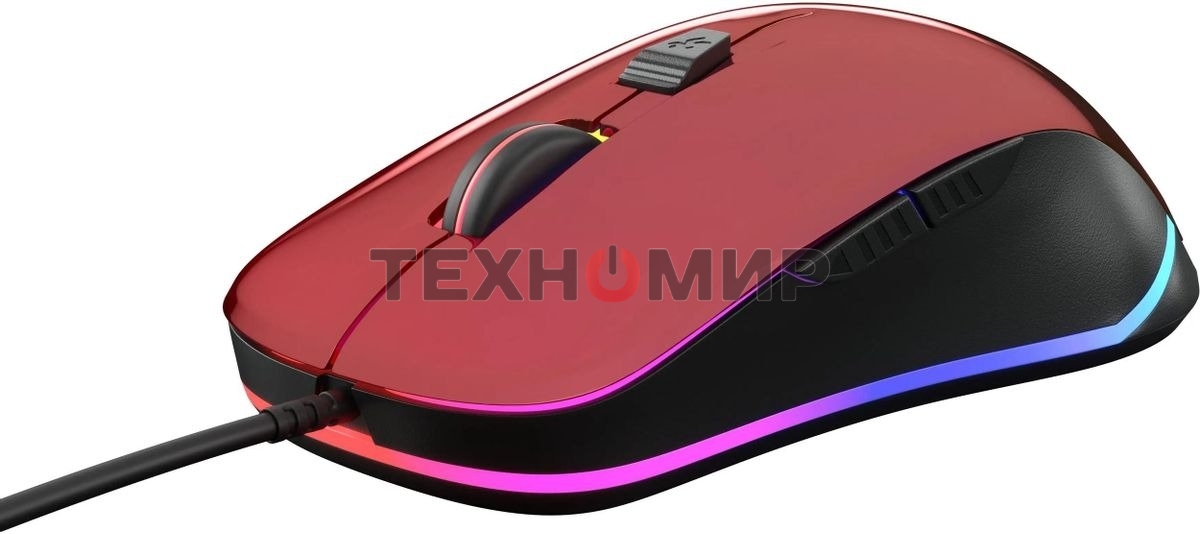 Мышь проводная GMNG 850GM красный, 7200 dpi, USB, кнопки - 6